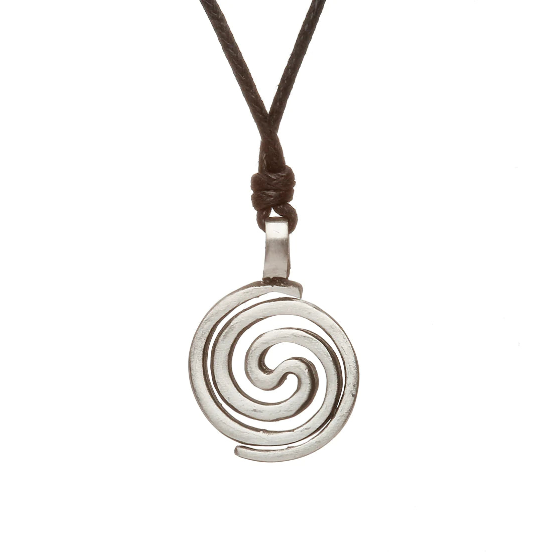 Professional sleek necklaces -Celtic Spiral Pewter Choker Necklace by Celtic Jewellery