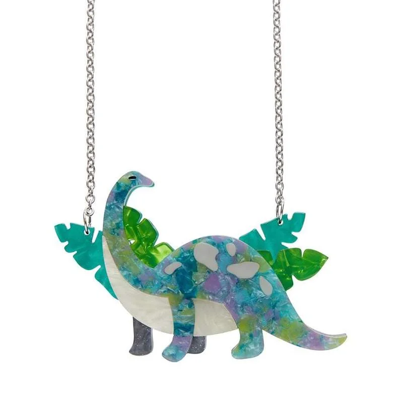 Coastal drift necklaces -Erstwilder - I'll Be Branch Necklace - Green - Dinosauria (2021)