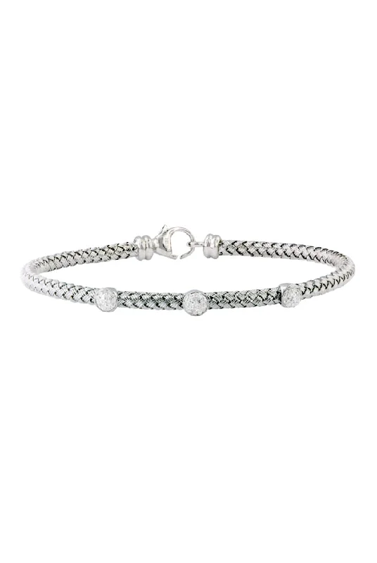 Ladies sunray shine bracelets -925 Sterling Silver and Diamond Bracelet