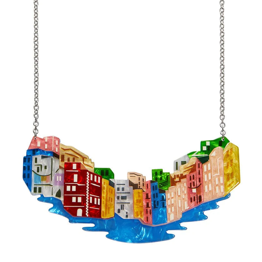 Painted charm necklaces -Erstwilder - Cinque Terre Necklace - Che Bello (2024)