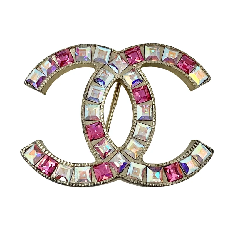 striped pattern brooch for women -Chanel Srass CC Pin Brooch