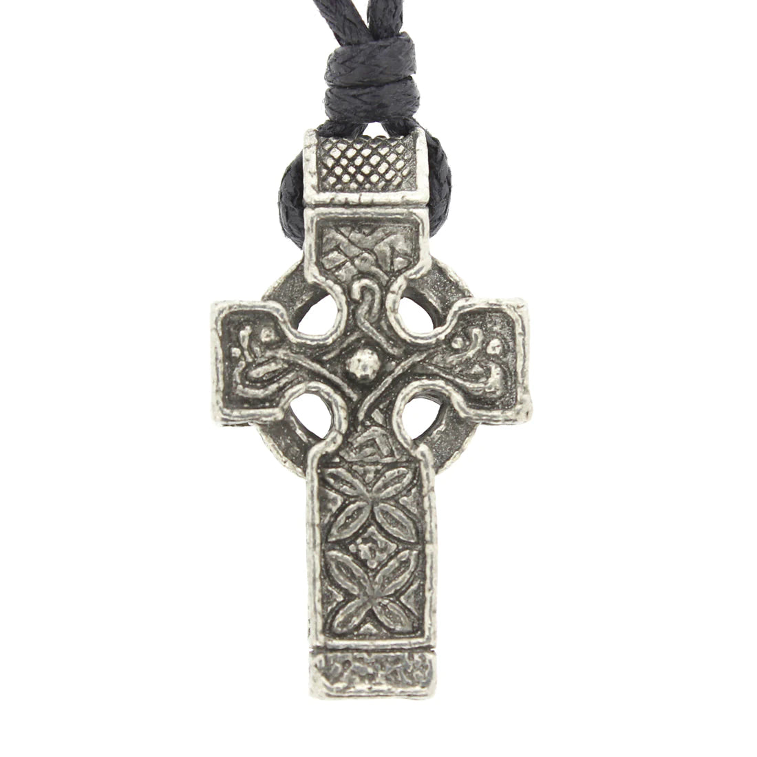 Zodiac flair necklaces -Kilamery Celtic Cross Pewter Choker Necklace by Celtic Jewellery