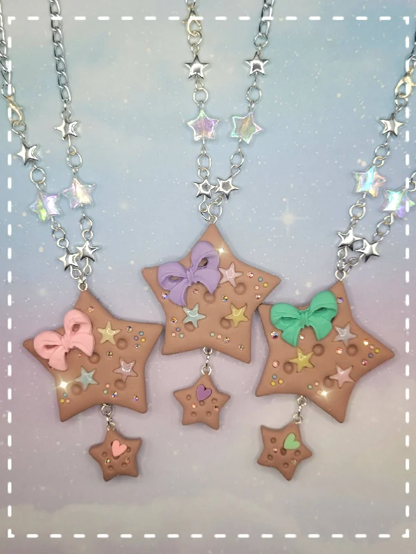 Nostalgic retro necklaces -Shining Star Cookie Necklace