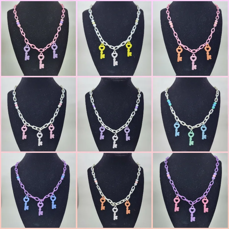 Petal soft necklaces -Love Keyper Necklace