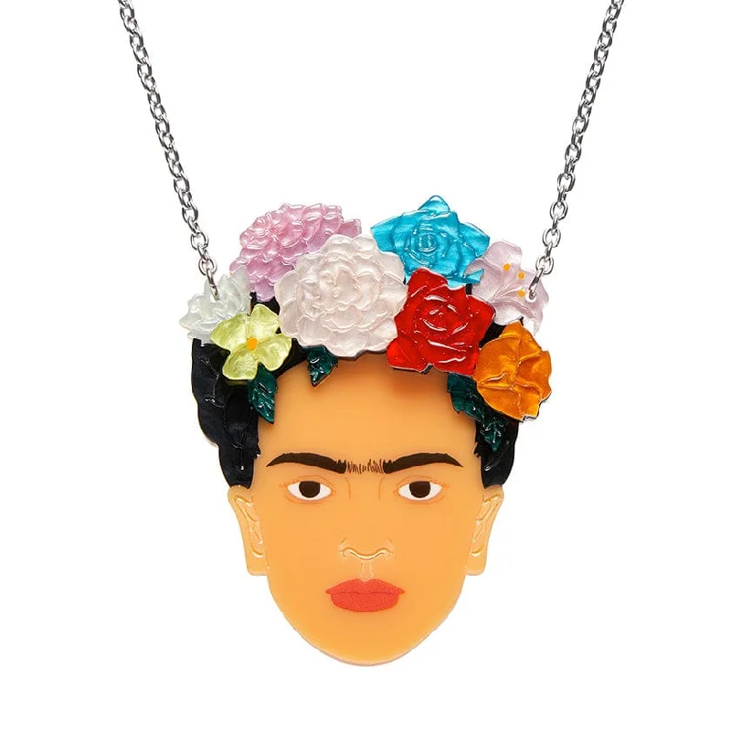 Memory spark necklaces -Erstwilder -  My Own Muse Frida Necklace - Frida Kahlo (2024)