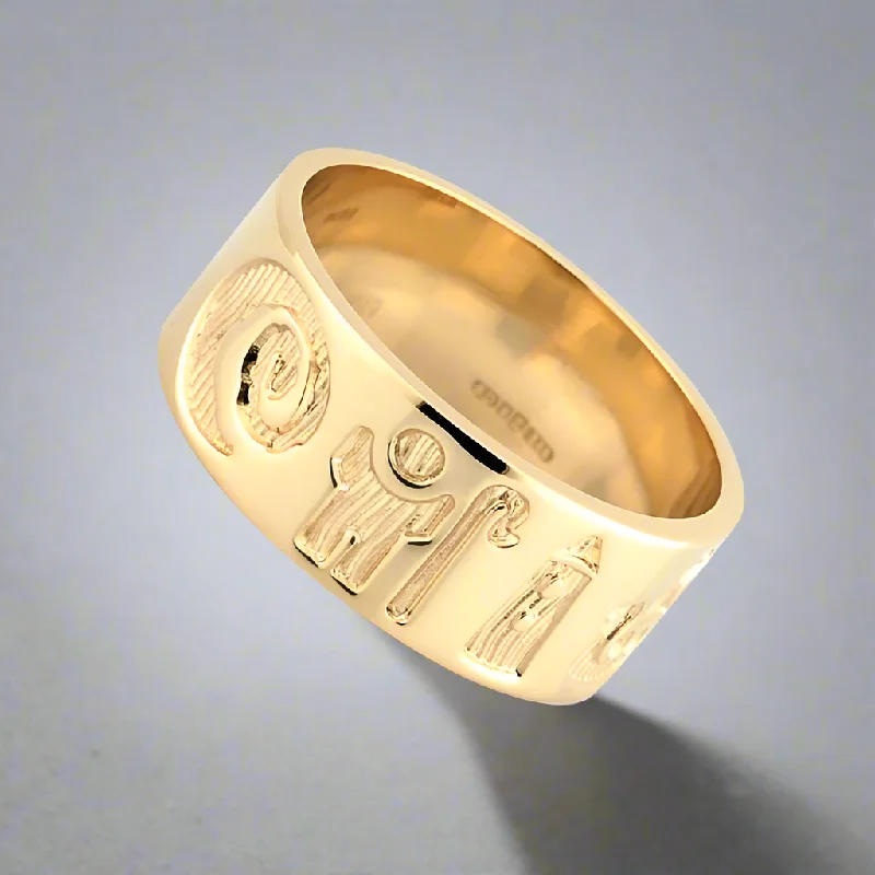 14K Gold History Of Ireland Ring