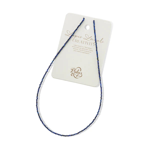 Tender sentiment necklaces -Palas Jewellery - Lapis Lazuli Healing Gem Necklace*