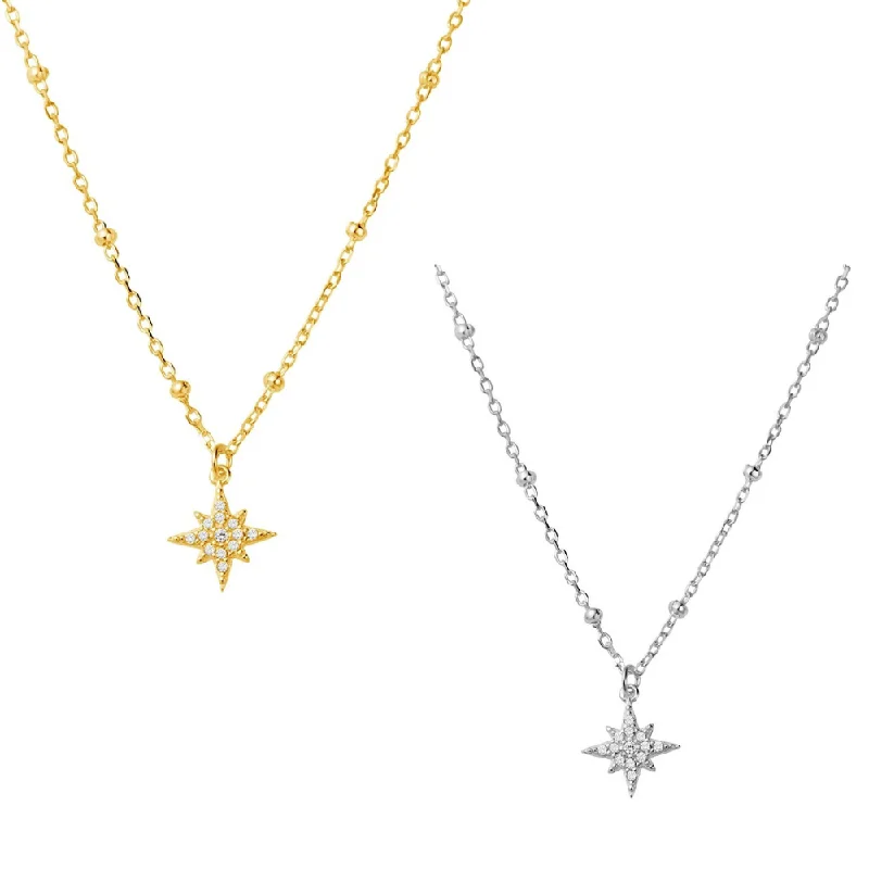 Forest whisper necklaces -Sterling Silver Necklace - North Star