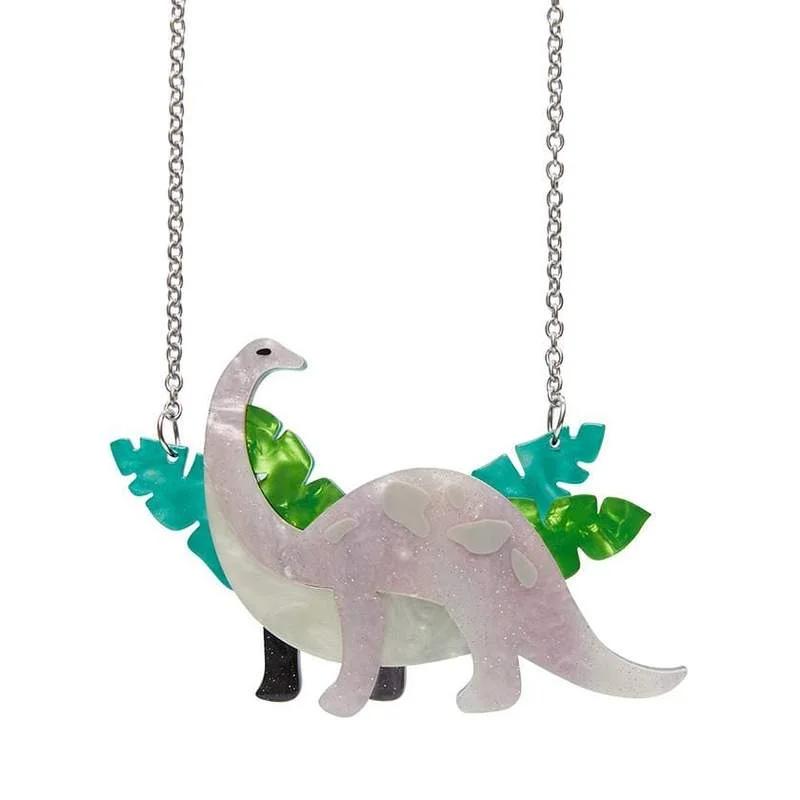 Explorer vibe necklaces -Erstwilder - I'll Be Branch Necklace - Purple - Dinosauria (2021)