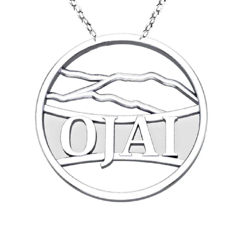 Subtle charm necklaces -Ojai Mountains Necklace