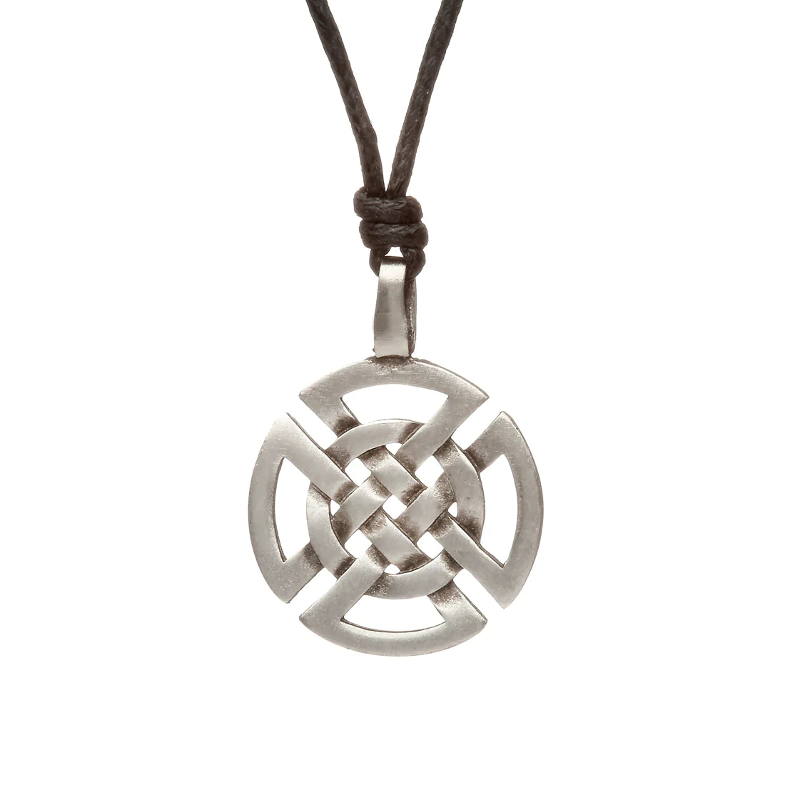 Summer vibe necklaces -Celtic Knotwork Pewter Choker Necklace by Celtic Jewellery