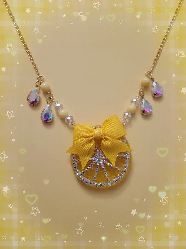 Citrus Juicy Drop Necklace